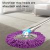 3 шт., сменные насадки для швабры, супер мягкие, с высокой впитывающей способностью, универсальные, легко заменяемые аксессуары для насадки для швабры для чистки пола