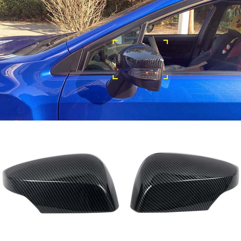 For Subaru WRX STi 2015- Car Accessories ABS Carbon Door Rear view Side Mirror Cover 2pcs For Subaru Levorg 2015-