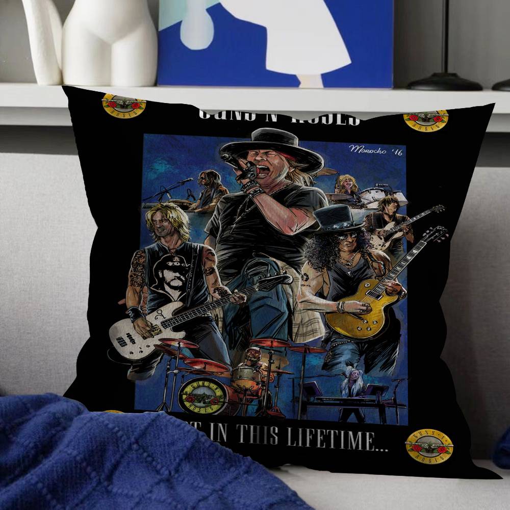 G-Guns N-N R-Roses R-Rock Band Наволочка для спальни и гостиной, декоративная наволочка на подушку для дивана