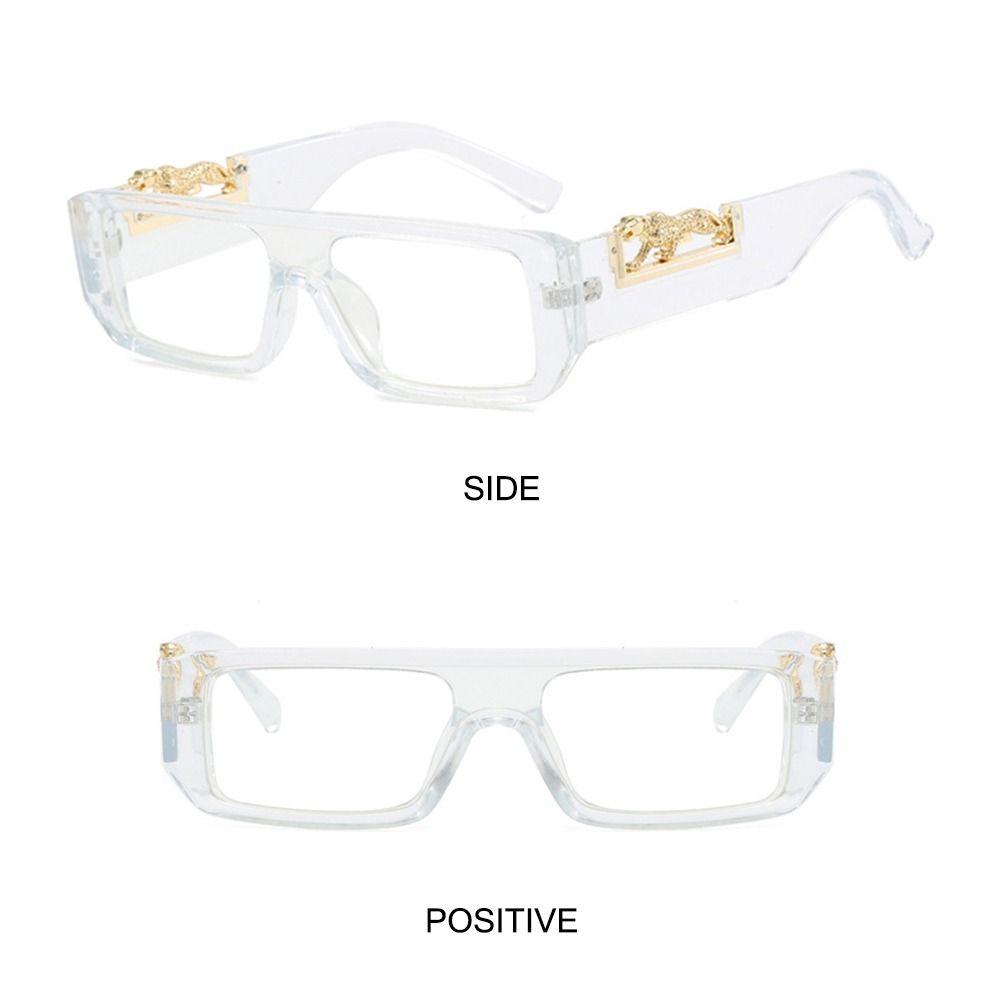 Солнцезащитные очки Cheetah Decorative One Piece для женщин и мужчин, классная квадратная оправа, узкие края, модные винтажные солнцезащитные очки в стиле хип-хоп