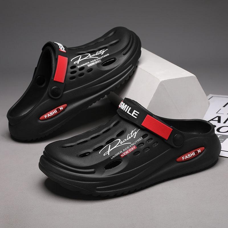 Cave Shoes for Men,indoor Eva Tread Shit Feeling Sandals,two Wear Sandals Slippers,outdoor Beach Shoes,men Slippers