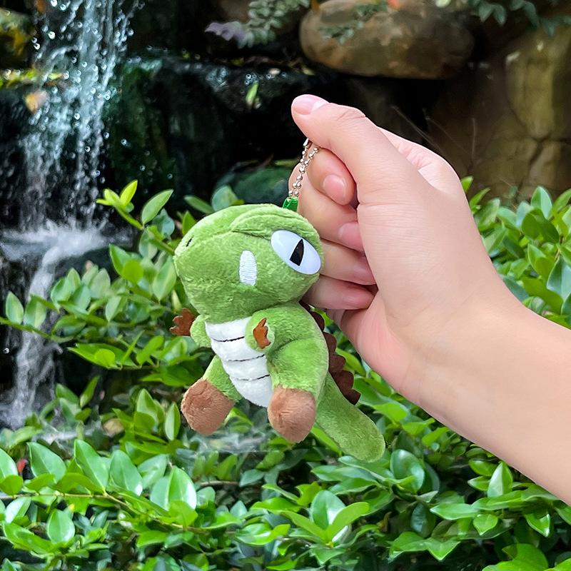 1 шт. плюшевый рюкзак с динозавром, подвеска, тираннозавр Рекс, брелок для ключей, кукла, милая школьная сумка, очаровательный плюшевый питомец