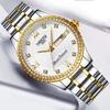 Pair Watch Pair Watch Couple Popular Ladies Pair Watch Set Luxury Arm Watch Diamond Gold Classic Stainless Steel Waterproof Wedding Anniversary Pair