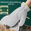Durable Waterproof Women's Dishwashing Gloves - Steel Wire, Oil-Proof, Wear-Resistant for Multifunctional Kitchen Cleaning Tasks