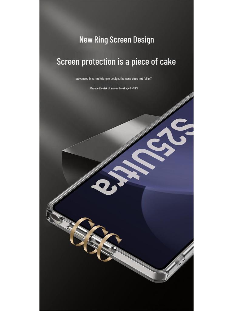 Чехол для Galaxy S25 - Ультратонкий прозрачный для S25Ultra и Креативный космический дизайн для S25Plus