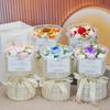 with Light Puff Flower Bouquet Gift Knitted Flower Bouquet Sunflower Bouquet  Valentine's Day