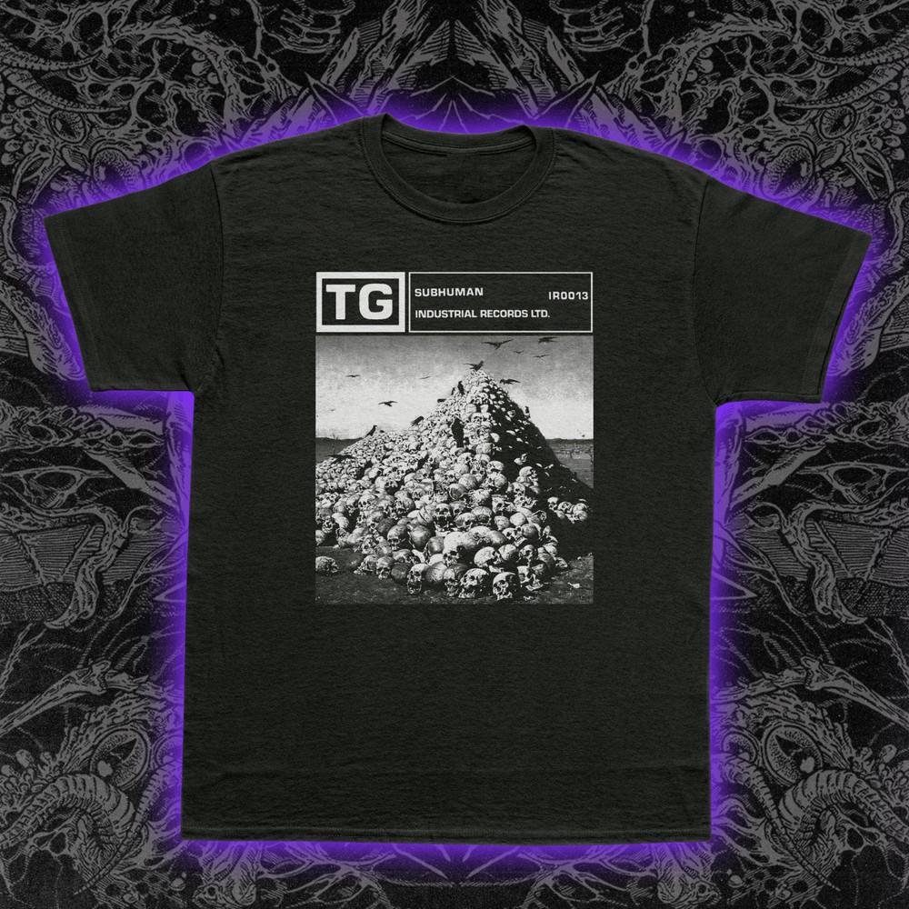 Футболка Throbbing Gristle Subhuman Индустриальный Шум Авангардная Музыка S-5XL