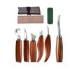 Wood Carving Tool Kit Carving Knife Set Chisel Woodworking Wood Carving Hook Knife Blade Sharpening Wood Carving Carving Seal Engraving Traditional