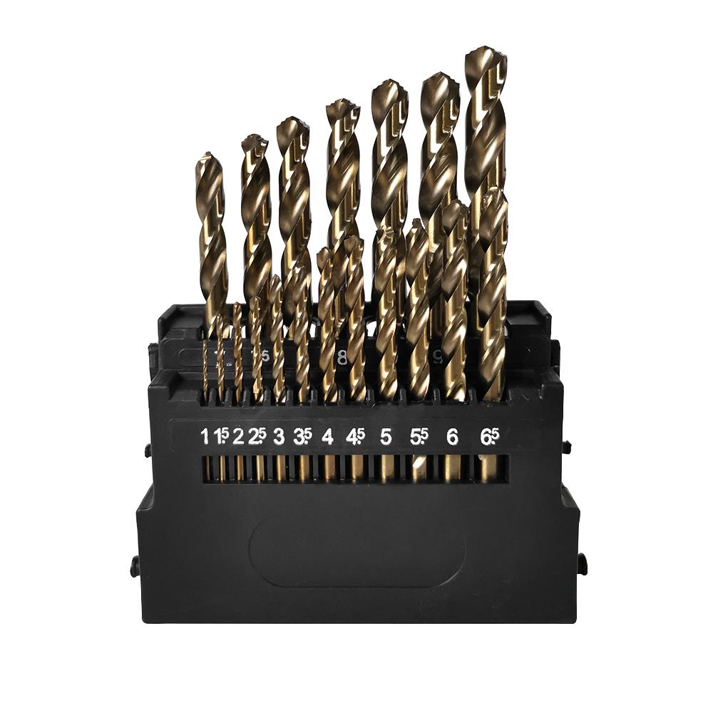 Allsome Набор спиральных сверл M42 HSS для металла 8% с высоким содержанием кобальта, меди, железа, алюминия, дерева, нержавеющей стали, сверлильные коронки