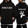 Рок-музыка System of A Down Двусторонняя печать уличная одежда Осень Зима Мужчины женщины винтаж панк Худи Унисекс Флисовый пуловер