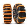 8Pcs Anti-Slip Tire Snow Chains Universal Car Snow Chains for SUVs Trucks Pickups Emergency Adjustable Tire Chain for Rain Snow Sand Mud