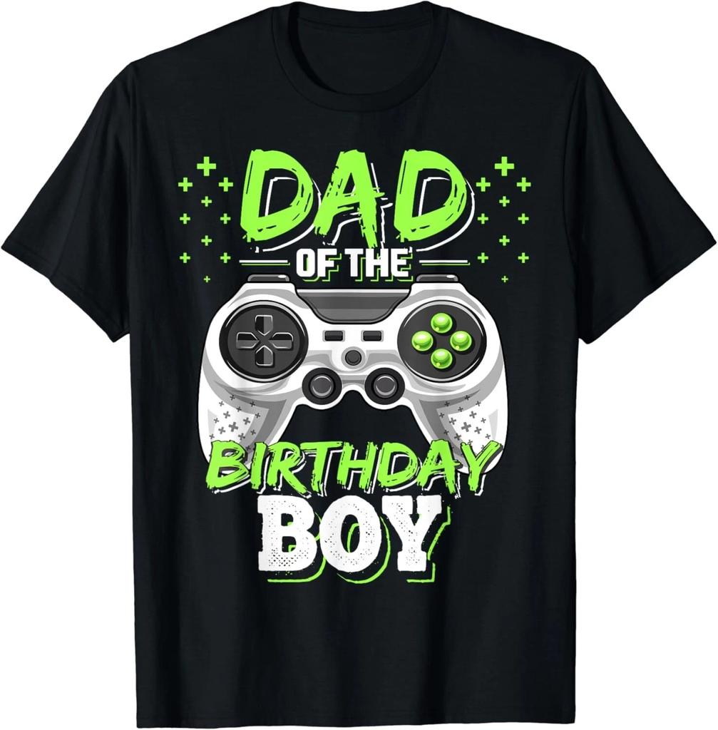 Dad of the Birthday Boy Matching Video Gamer Birthday Party Gift Unisex T-Shirt