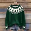 Women'S Christmas Sweater Cute Fun Christmas Sweater Fall And Winter Long Sleeve Knitted Sweater