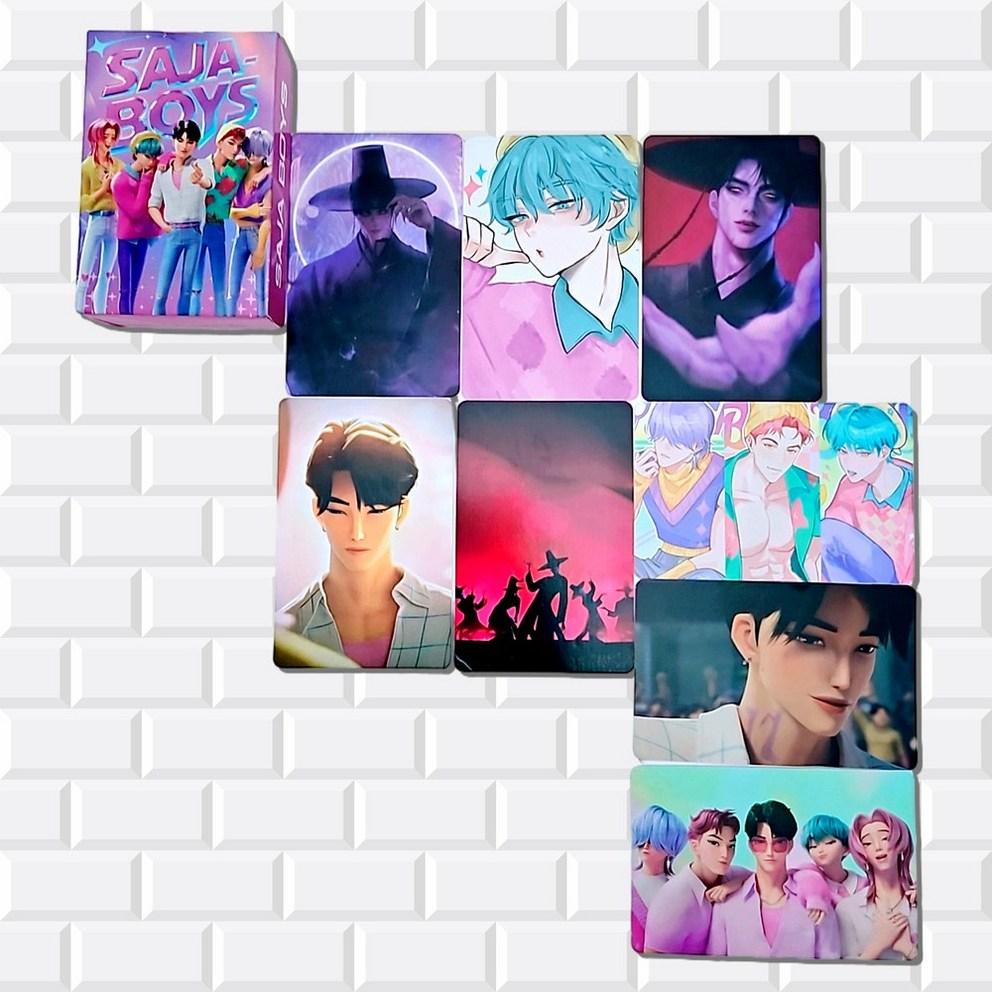 K-Pop Охотники на демонов Фотокарточка Hunttrix Lion Boys Даффи Фотокарточка Альбом Фото Кадехун Мерч, Вариант B. Львята, 1 шт.