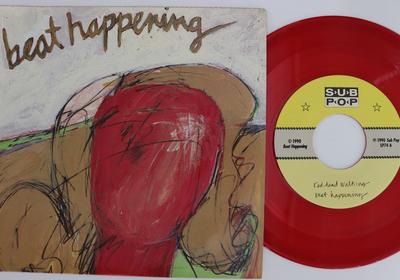 7-дюймовая пластинка BEAT HAPPENING - Red Head Walking / Secret Picnic Sp SP74 SUB POP 1990 US Рок Б/У