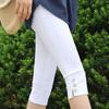 Женская мода Летние Сексуальные Мягкие Узкие Стрейч Капри Джеггинсы для Трендового Образа