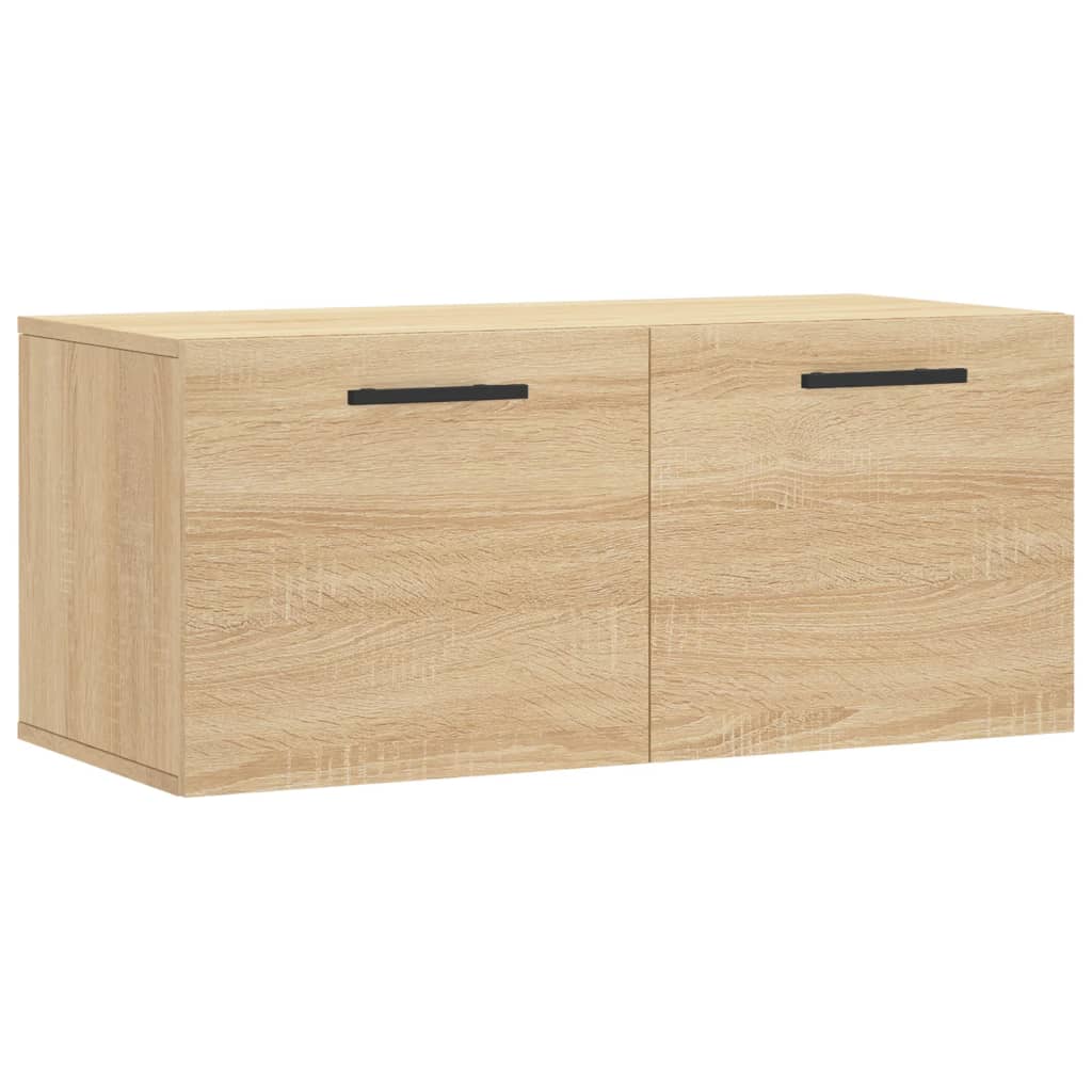 Wall Cabinet Sonoma Oak 80 x 36.5 x 35 cm Particleboard