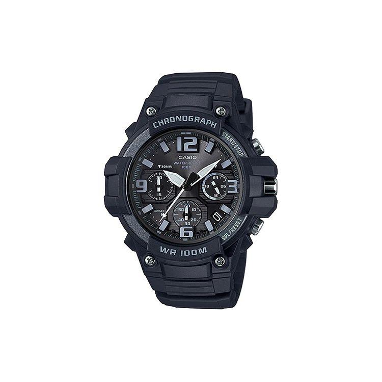 Casio Серия для молодежи Многофункциональные Модные Водонепроницаемые Кварцевые Часы Мужские часы Черные MCW-100H-1A3