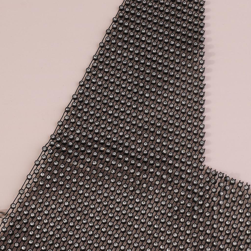 Temperament Backless Full Diamond Sling Body Chain Sexy Hollow Fashion Nightclub Hot Girl Chest Ornament