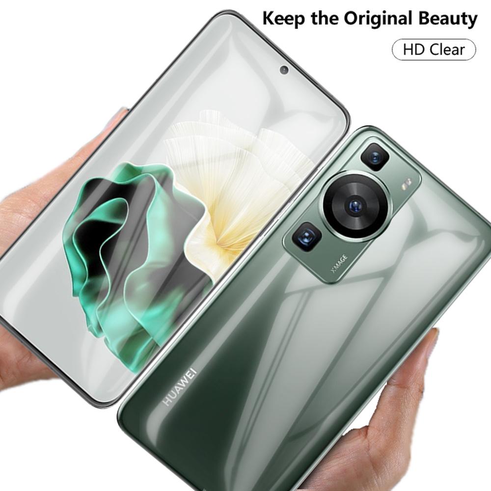 3в1 передняя задняя гидрогелевая пленка и защитные пленки для объектива камеры для Huawei P60 Pro 4G P60 Защитная пленка для экрана