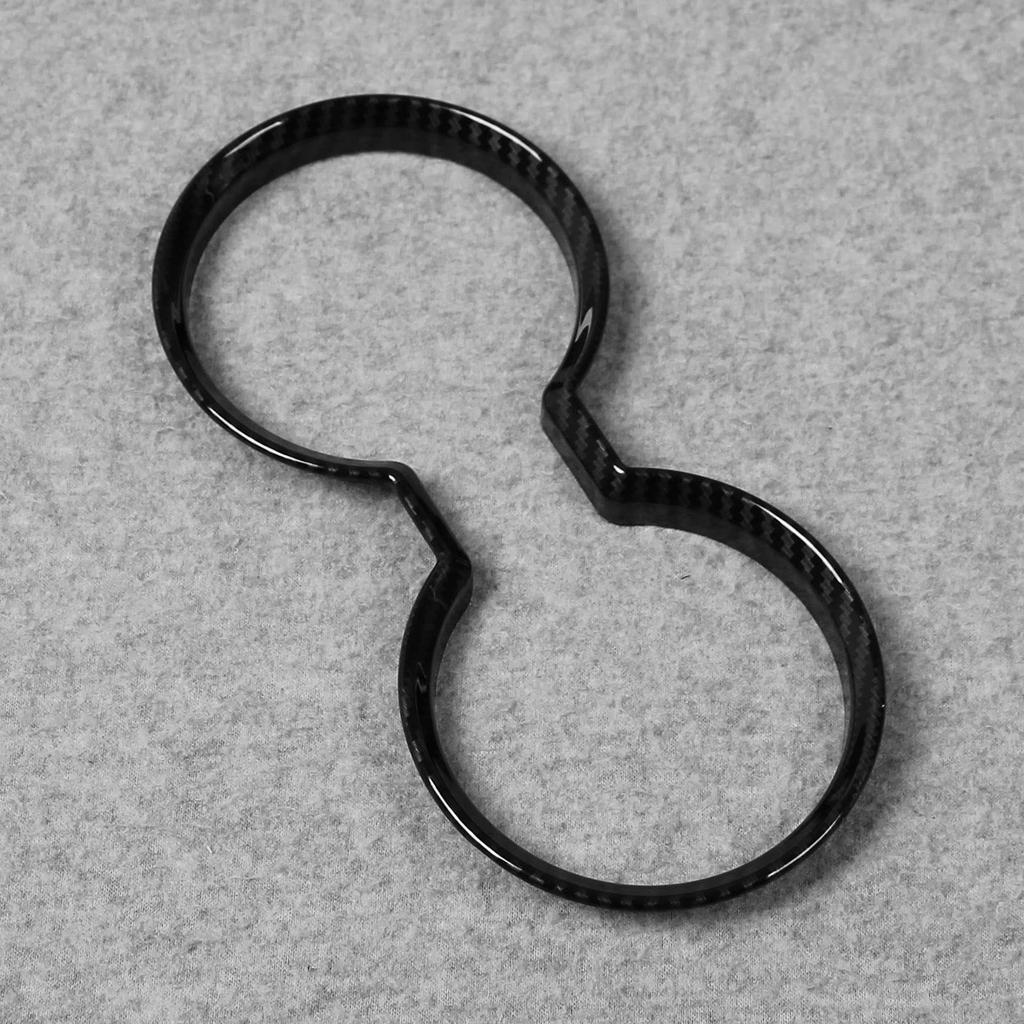 RUIQ Interior Drink Holder Cover Garnish for Nissan T33 Designed Specifically for Nissan Carbon Fiber X-Trail (July 2022) - X-Trail e-4ORCE (Black