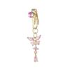 *Butterfly Design Clip On Belly Button Stainless Steel Material Belly Button Rings Non Piercing Navel Rings Fashion Accessory