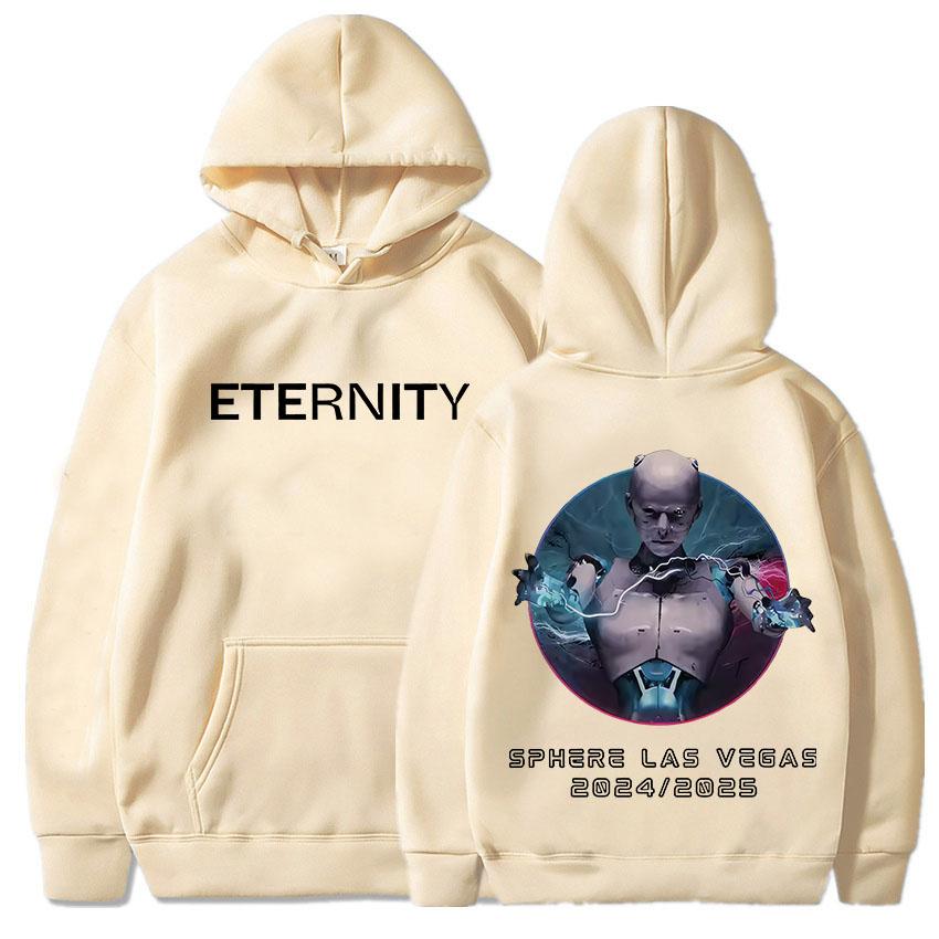 Толстовки Повседневная Худи Anyma Графический Принт Харадзюку Флисовая Толстовка с Карманом Повседневная Одежда Молетон Готические Пуловеры