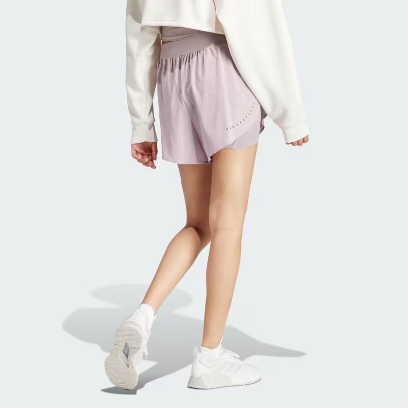 adidas Спортивные шорты женские светло-фиолетовые IU1140