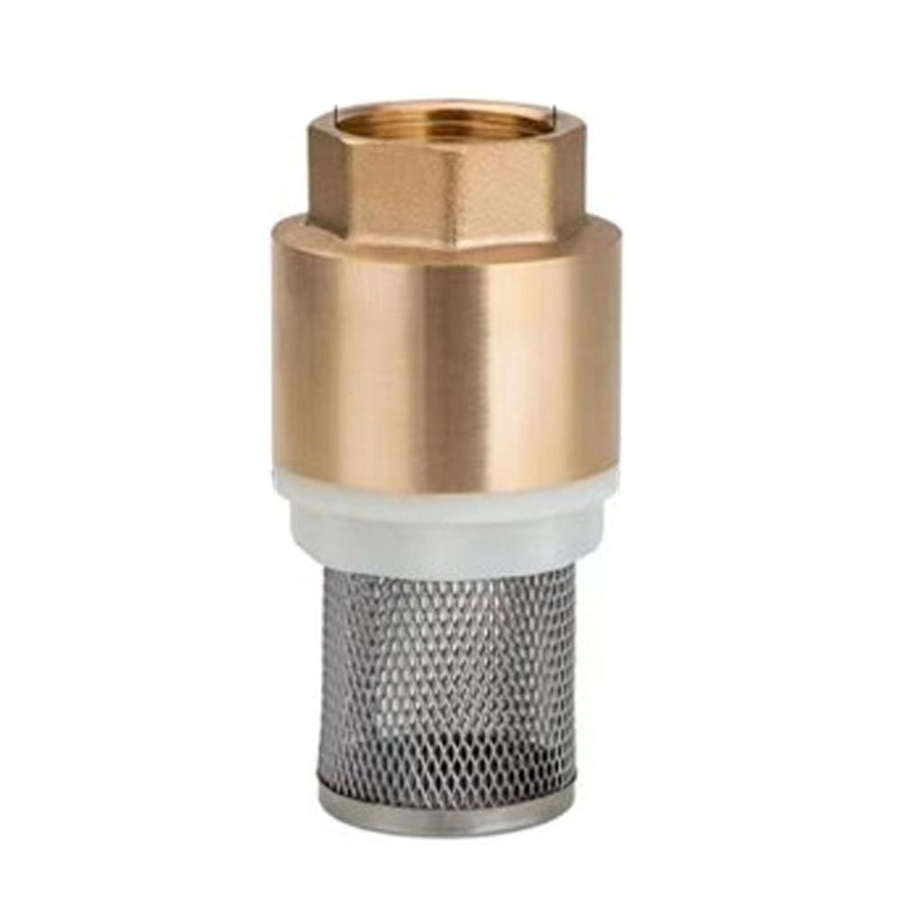 Filter Valve Brass Check Valve Garden 1/2inch 3/4inch Bottom Valve Irrigation Systems Strainers Suction Valves