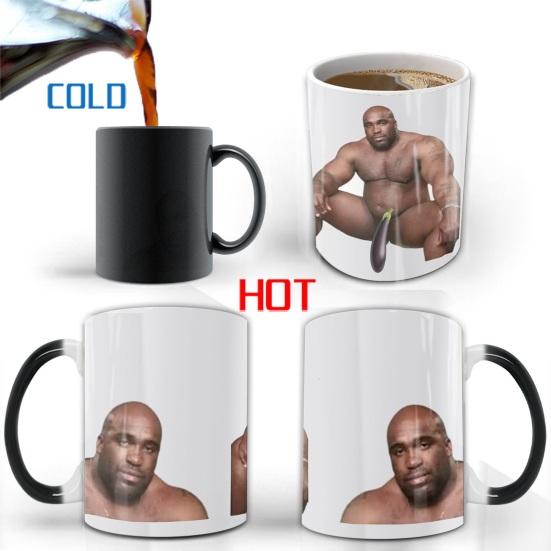 301-400 мл кофейная кружка пищевой класс без BPA термостойкая небьющаяся забавная чашка для напитков чайная кружка для напитков новинка кляп подарок