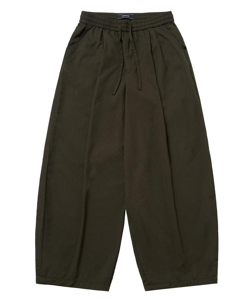 IDWS Fine Check Balloon Trouser Brown