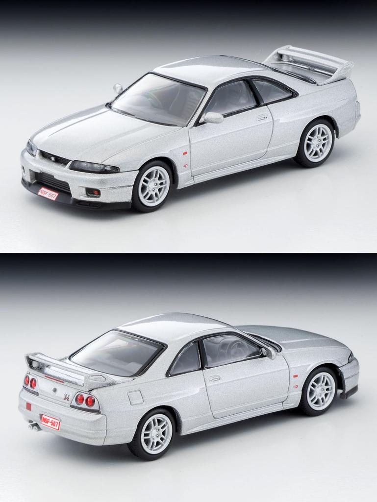 Tomica Limited Vintage Neo Nissan Skyline Nurburgring Time Attack Car Silver Finished Product 1/64 LV-N308b GT-R