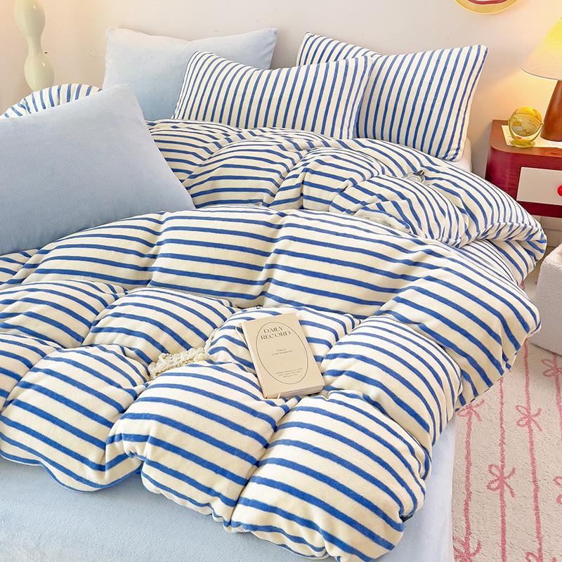 Приятный для кожи пододеяльник, бархатный пододеяльник, однотонное постельное белье, зимнее одеяло, чехол dekbedovertrek (Нет наволочки)