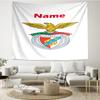 Custom Name S.L. Benfica Print Tapestry, Backdrop, Easy Setup, Ideal for Bedroom, Office & Living Room, with Aesthetic Wall Hanging Decor.