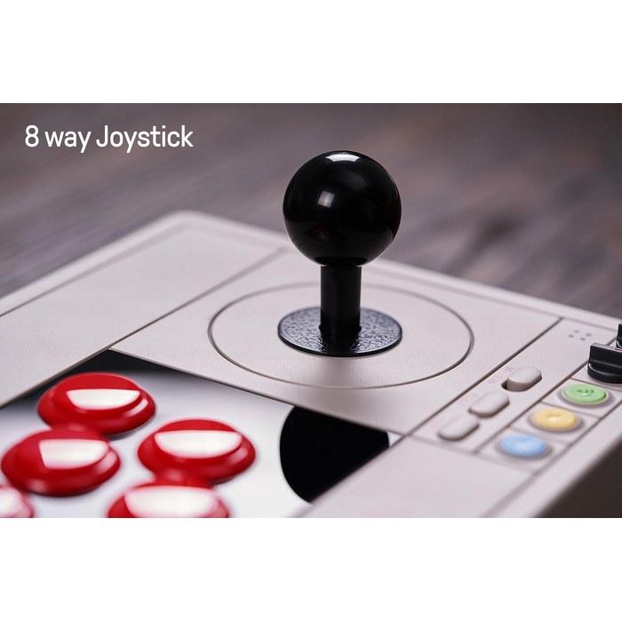8Bitdo Bluetooth Arcade Stick для Switch и Windows (Белый/красный/черный)