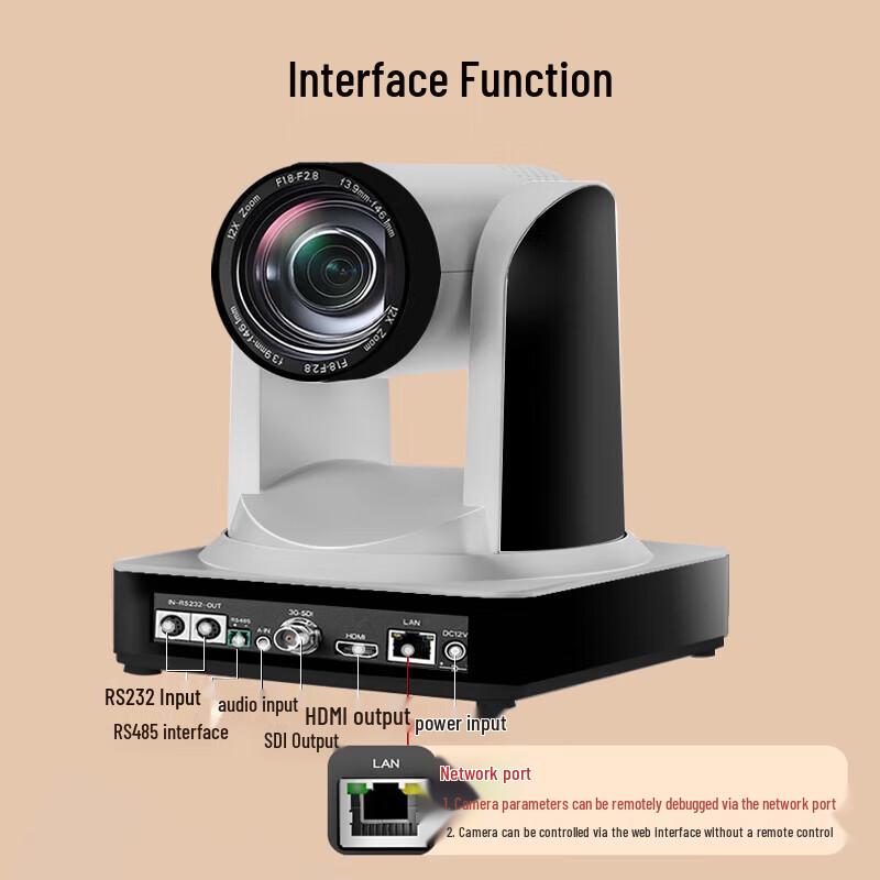 TCHD TC-980S 1080P HD Live Streaming Camera (CN version)