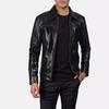 Black Biker Jacket Elegant NEW Men's Jacket Real Lambskin Leather 100% Genuine