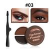 Двухцветный крем для бровей «два в одном» + клей для бровей Three-dimensional Natural Wild Eyebrow 2in1 Eyebrow Styling Cream
