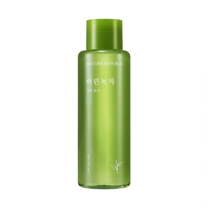 Nature Republic Mild Green Tea Toner Gentle Hydrating Facial Toner for Sensitive Skin 155ml