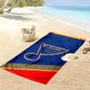 St. Louis Blues Logo Print Beach Towel, Large Soft Quick Dry Towel for Beach Camping Swimming