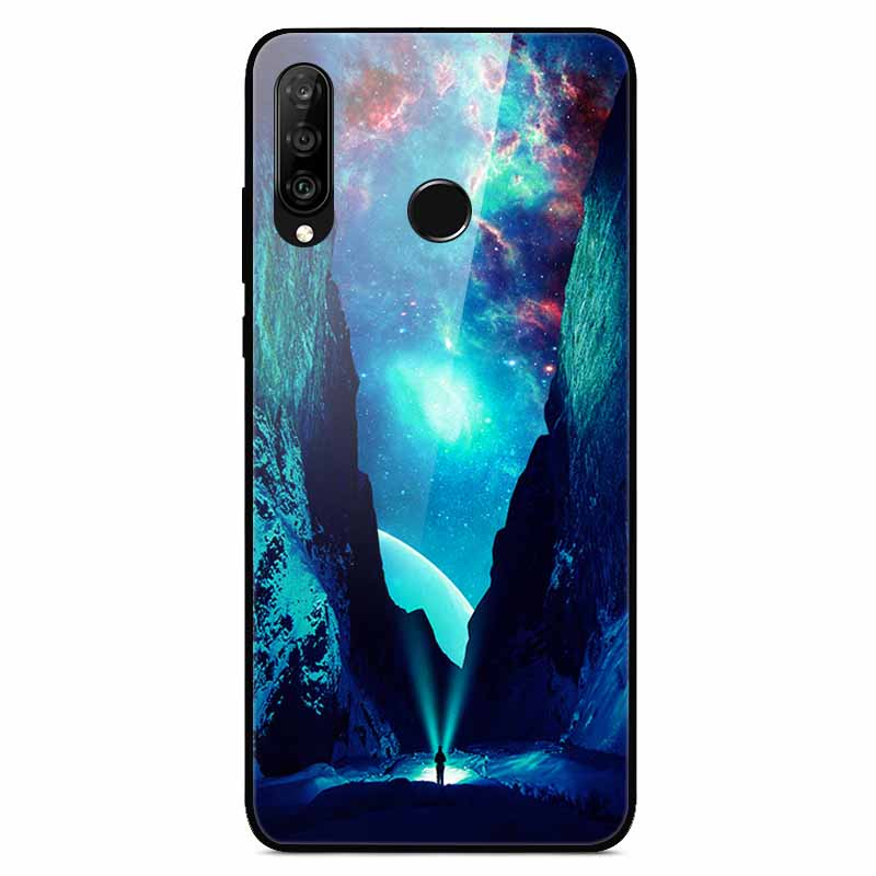 Для чехлов Huawei P30 Lite P30Pro P20pro P20Lite Роскошные закаленные стеклянные жесткие задние чехлы для Huawei P20 Pro P30Pro Fundas Capa P20