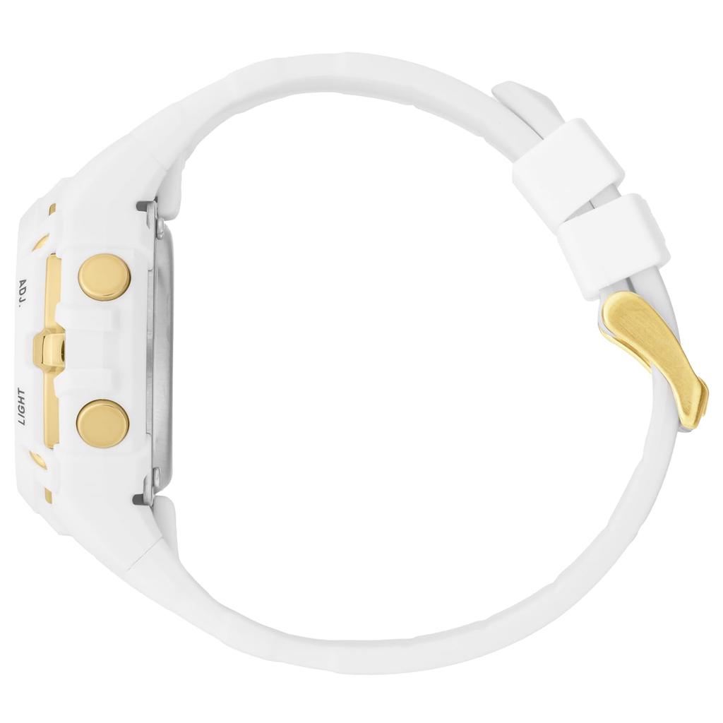 Authorized Distributor Ice Watch Watch 023266 Ice Digit Explorer Magical White Gold Small 40mm Digital [Ice-watch] Men's Women's