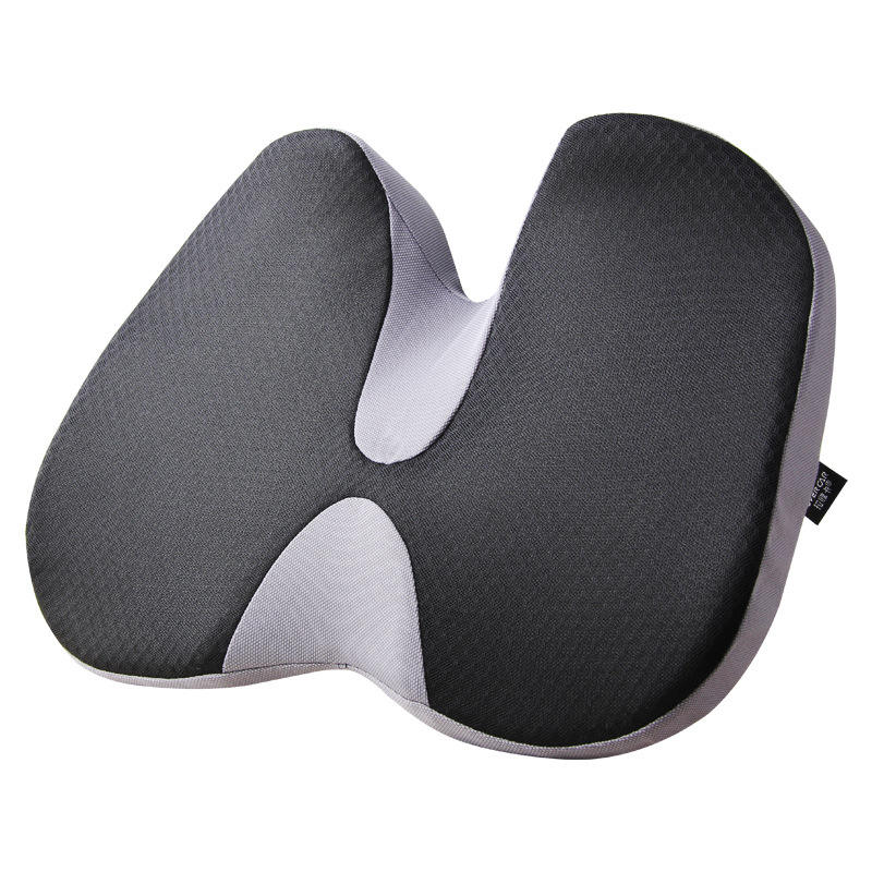Memory Foam Sit Bone Relief Seat Cushion for Butt Lower Back Hamstrings Hips Ischial Tuberosity Reduce Fatigue for Chair