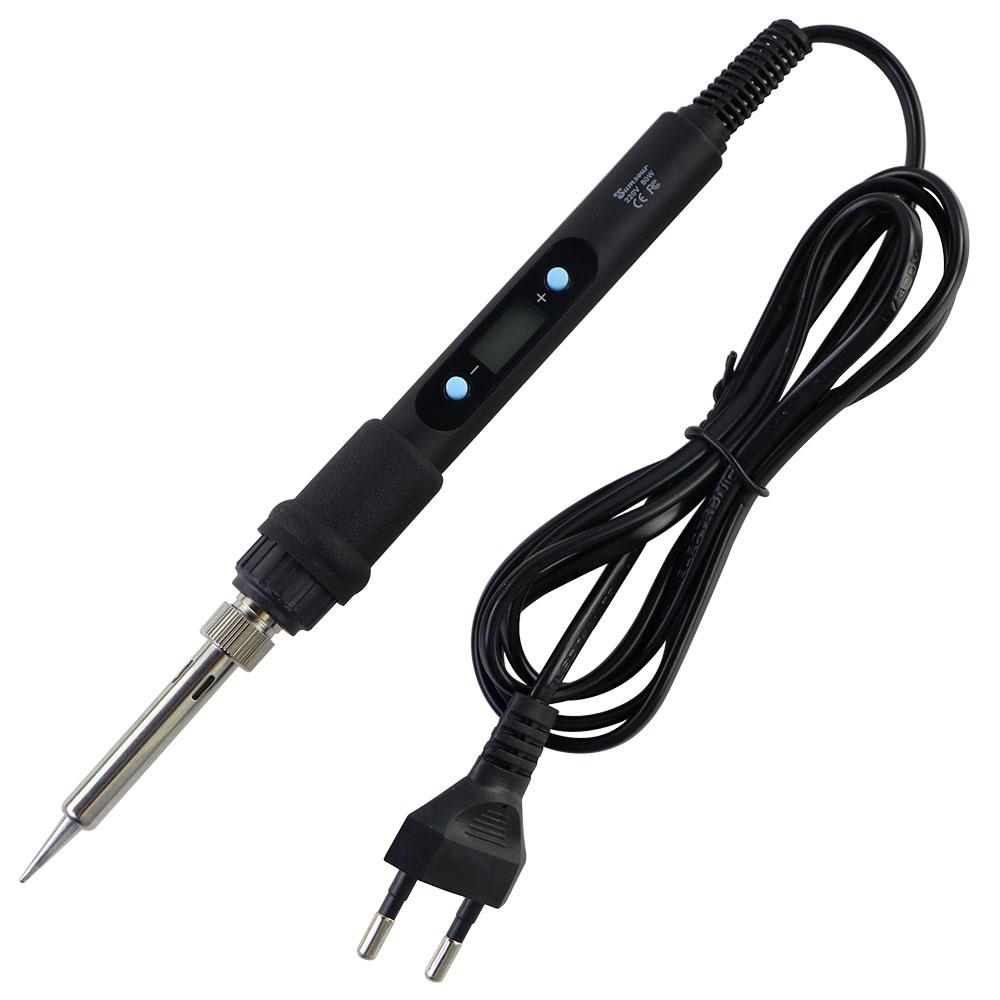 80W 220V/110V LCD Digital Display Temperature Adjustable Electric Soldering Iron Tip Tin Repair Tool