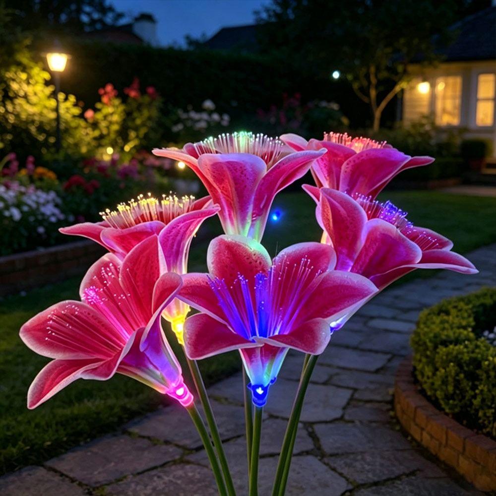 LED Simulated Lawn Decoration Light Solar Powered LED Solar Lamp Outdoor Garden Decor For Women
