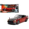 JADA TOYS 1/24 Scale Fast & Furious Datsun 240Z 1972 Red/Black F&F X Diecast Car 34916
