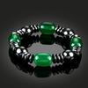 Природа Магнитная терапия Зеленый Камень Бисером Гематитовые Бусины Браслет Для Женщин Мужчин Биомагнетизм Здравоохранения Браслет Для Похудения