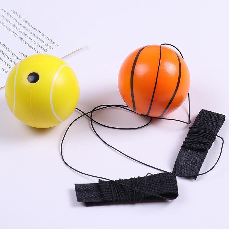 Interactive Play with 3PCS Elastic Sponge Balls for Kids Durable Design with Nylon String Perfect for Indoor Outdoor Activities