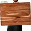 Акациевая разделочная доска Extra Large XXL Кухонный поднос для сервировки для подготовки еды Сырная тарелка Овощи и фрукты для праздников и на каждый день