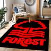 Red Tree Forest Logo Themed Anti-Slip Rugs - Polyester Home Decor, Suitable for Bedrooms, Living Rooms, Doorways, Studios, and Decorations